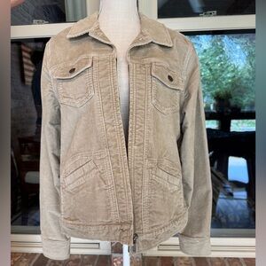 Eddie Bauer Beige Corduroy Jacket